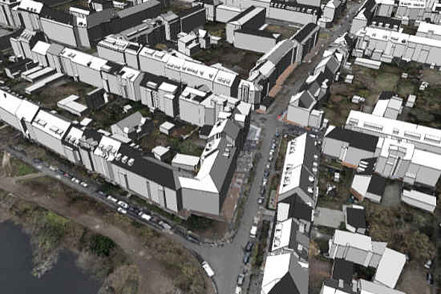 3D-Stadtmodell Darmstadt